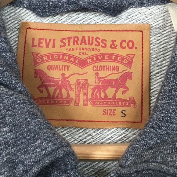 ❗️SOLD❗️Levi’s Soft Shell Commuter Trucker Snap Button Jacket Gray Size Small - Picture 10 of 10